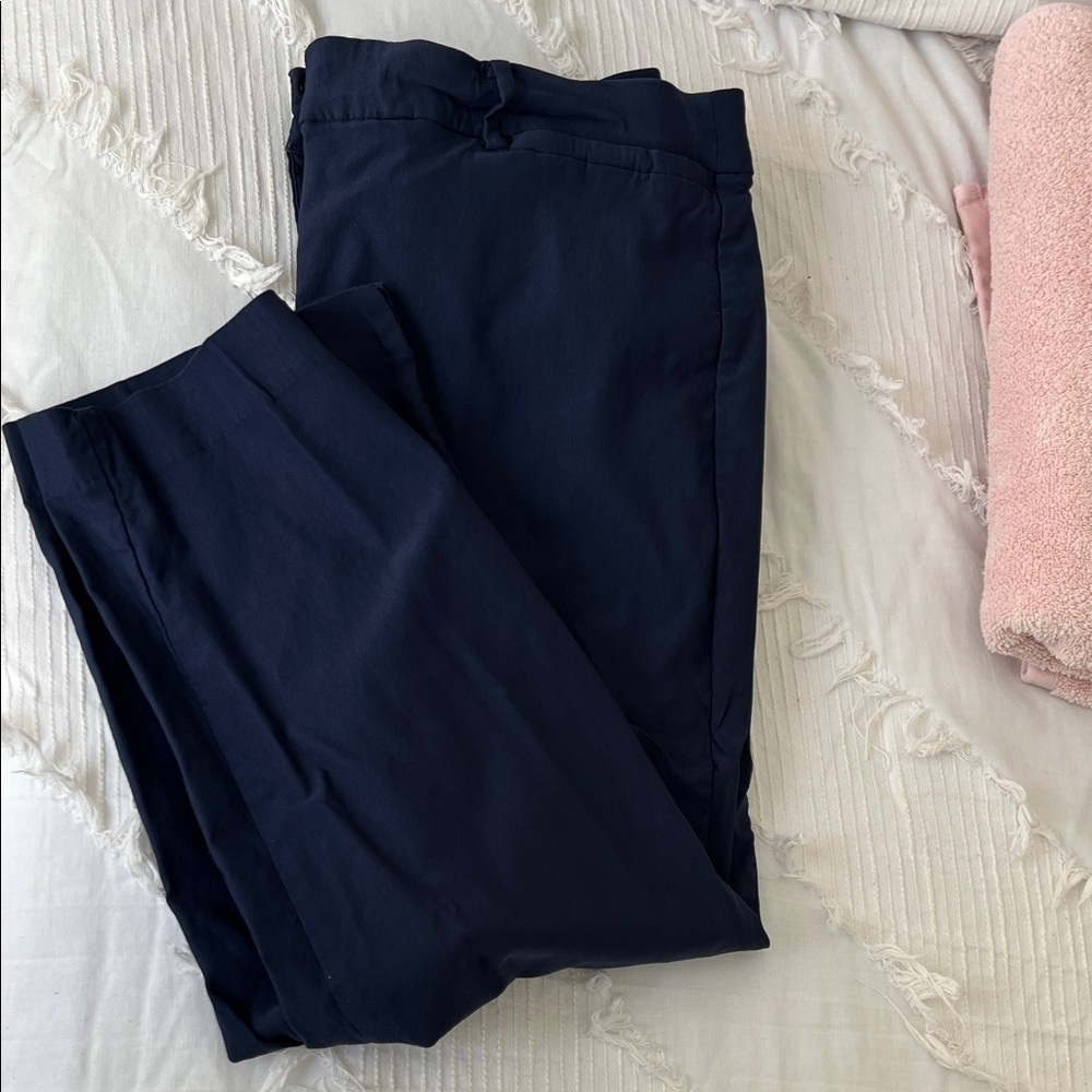 Lane Bryant Women’s Navy Blue Ankle Stretch Chino